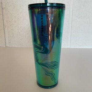 Starbucks Siren Mermaid Cold Tumbler 24 ounce Iridescent